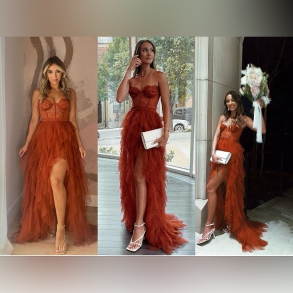 For Love And Lemons Dresses & Skirts - NWT For Love & Lemons Bustier Gown Size XS Prom Dress